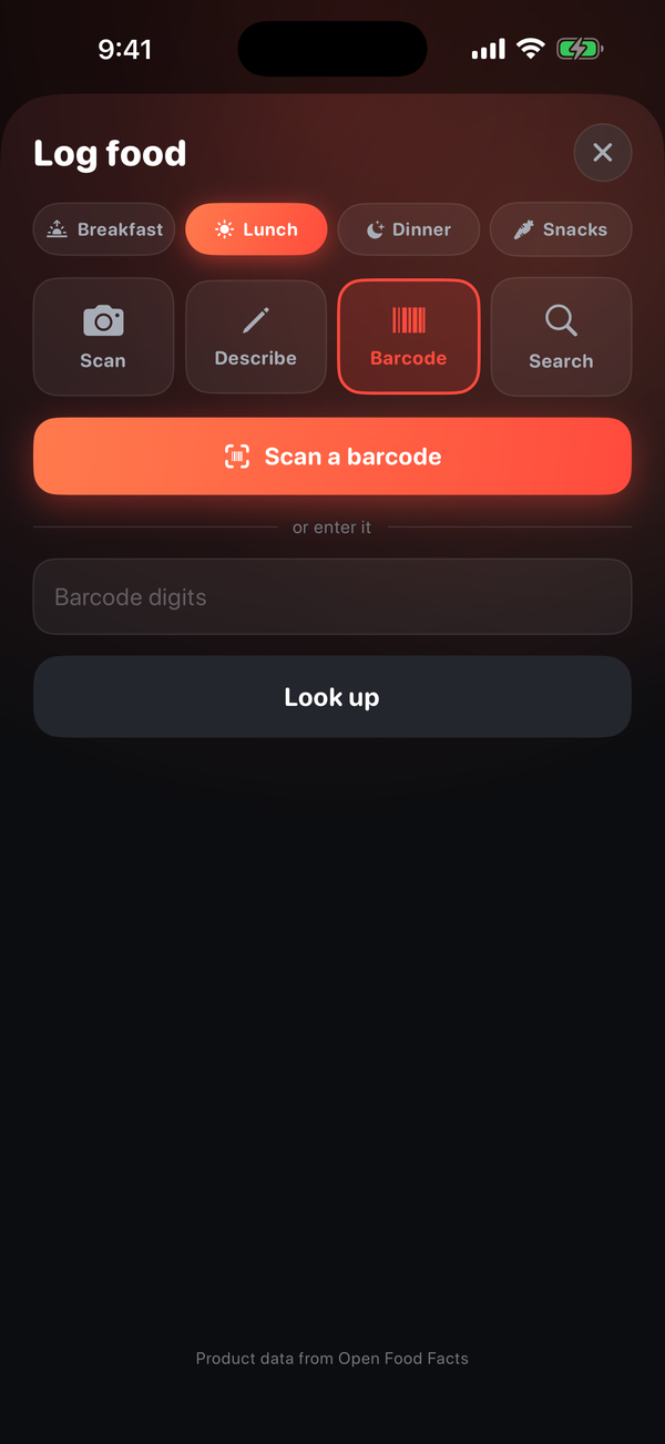 Scan any barcode